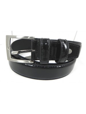 Belt F-7038 Patent Leather Black